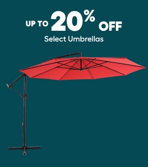 Gazebos & umbrellas promo
