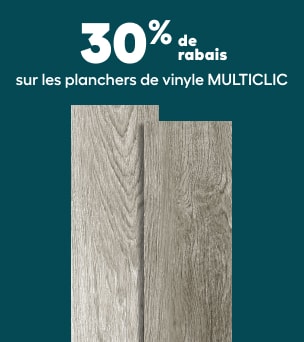 Promo plancher vinyle Multiclic