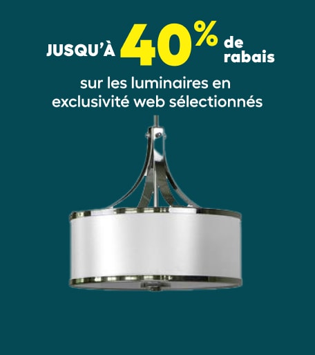 Promo luminaires exclusivité web